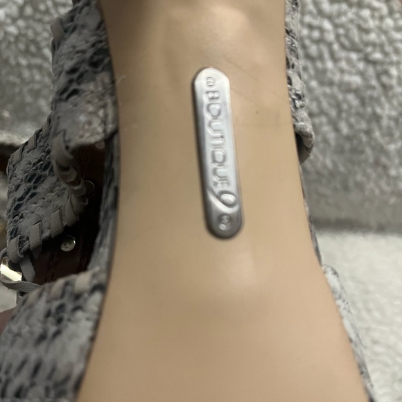 Boutique 9 Caphis Snake Skin Pattern Platform Heels - Picture 9 of 13